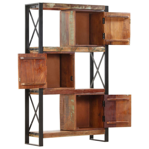Rustika Rowe -  Bookshelf 90x30x150 cm Solid Reclaimed Wood